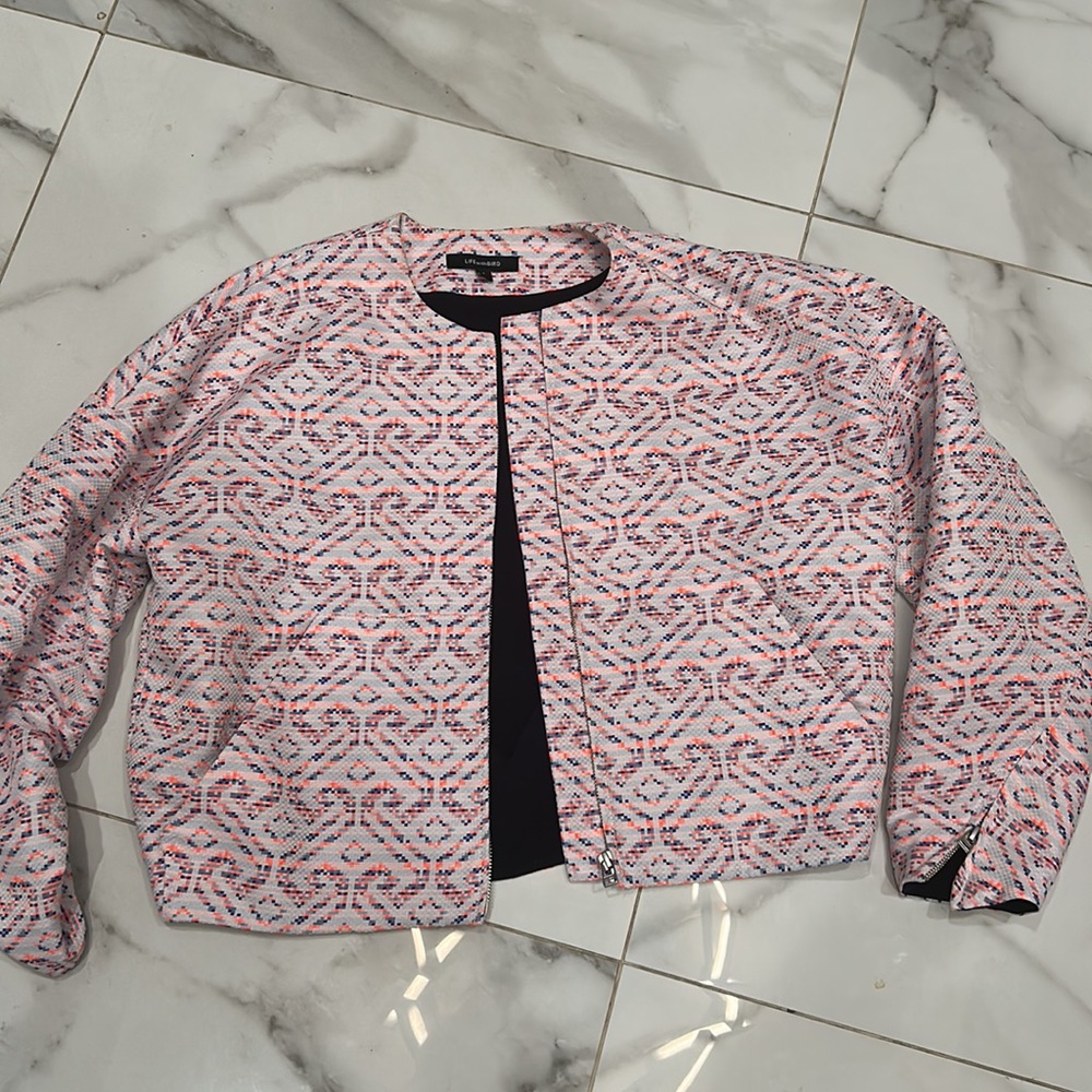 Life With Bird “Aztec”” pattern Sport Jacket womens